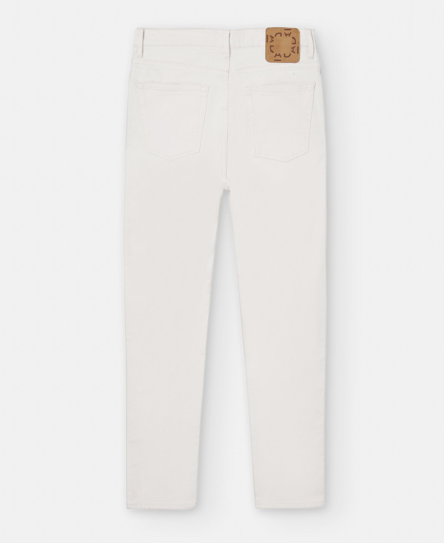 Ecru Organic Cotton Denim Trousers