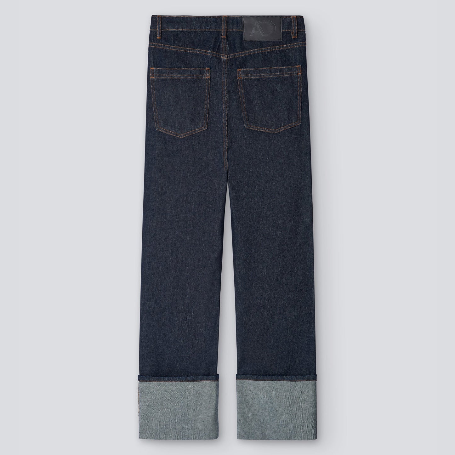 Denim Blue Five Pockets Denim Trousers