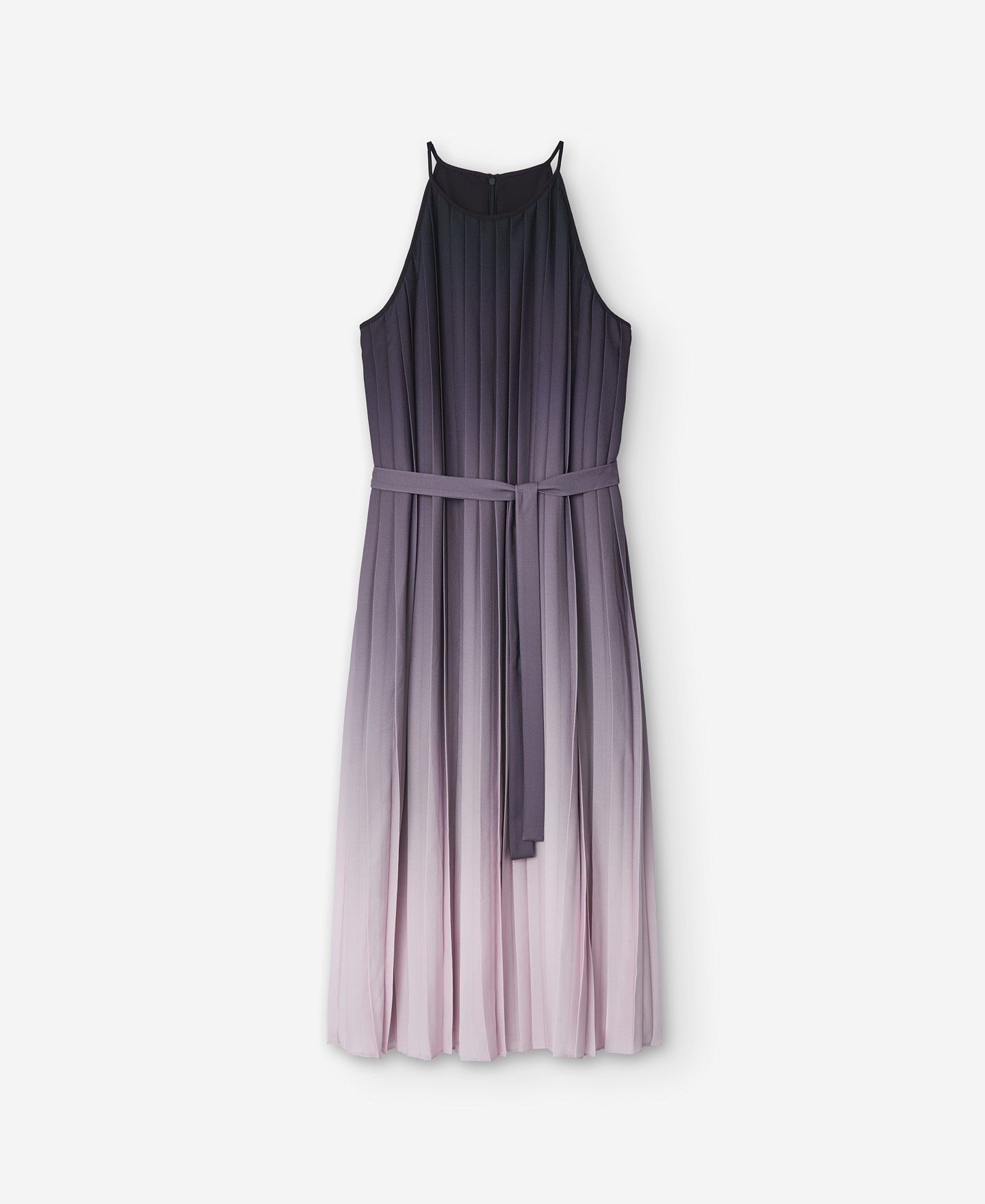 Recycled Polyester Pleated Dress