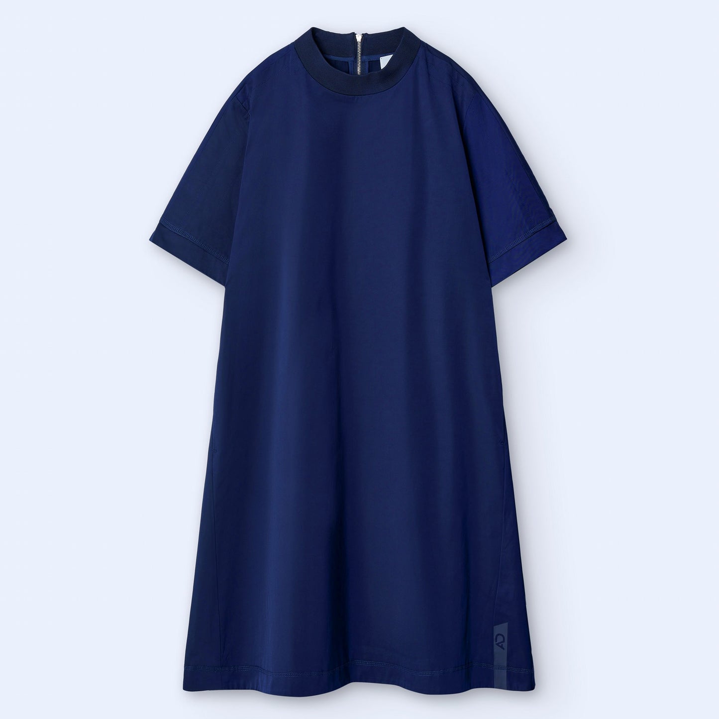 Navy Blue A-line Dress