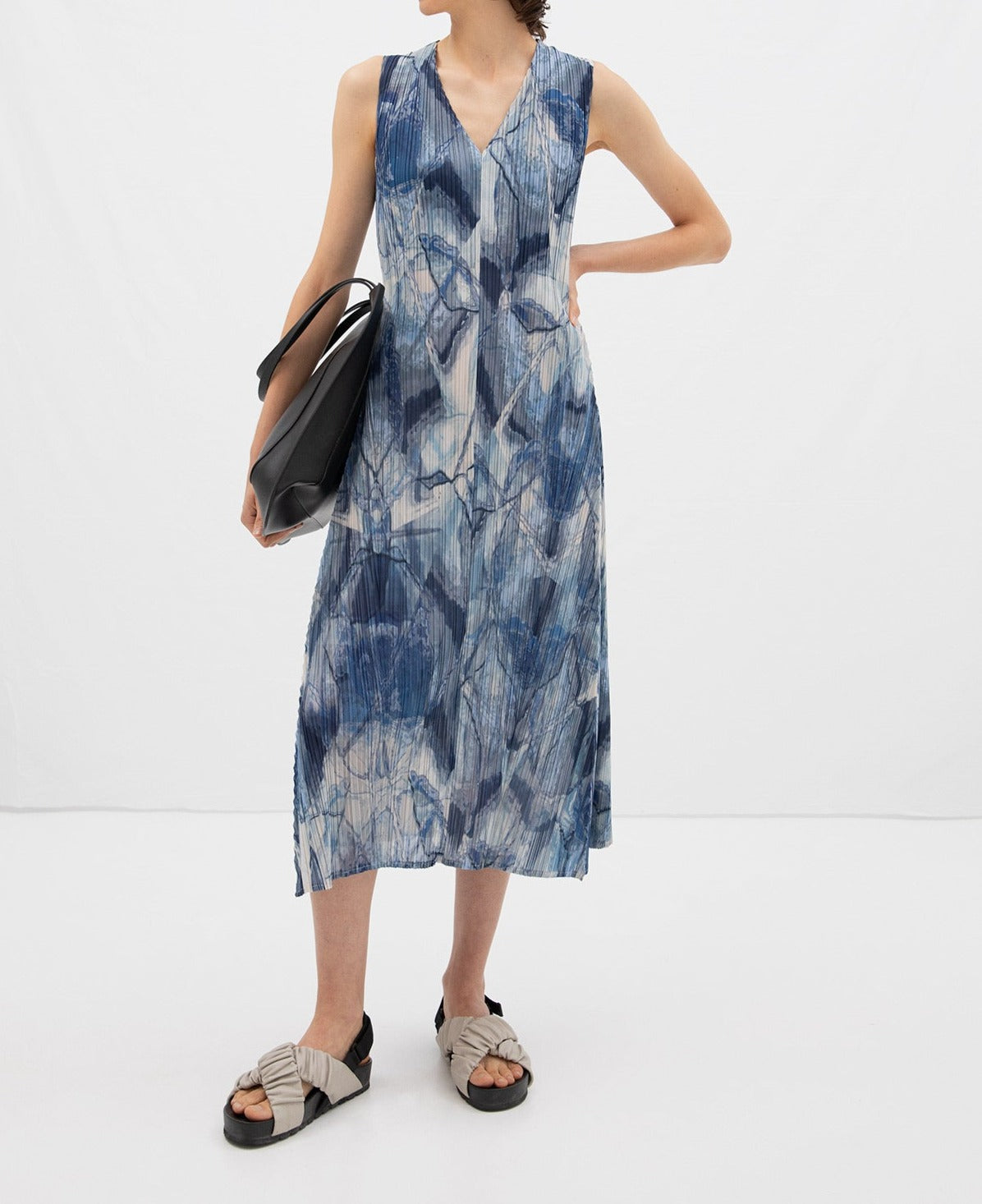 Multicolour Atlantic Print Sleeveless Dress