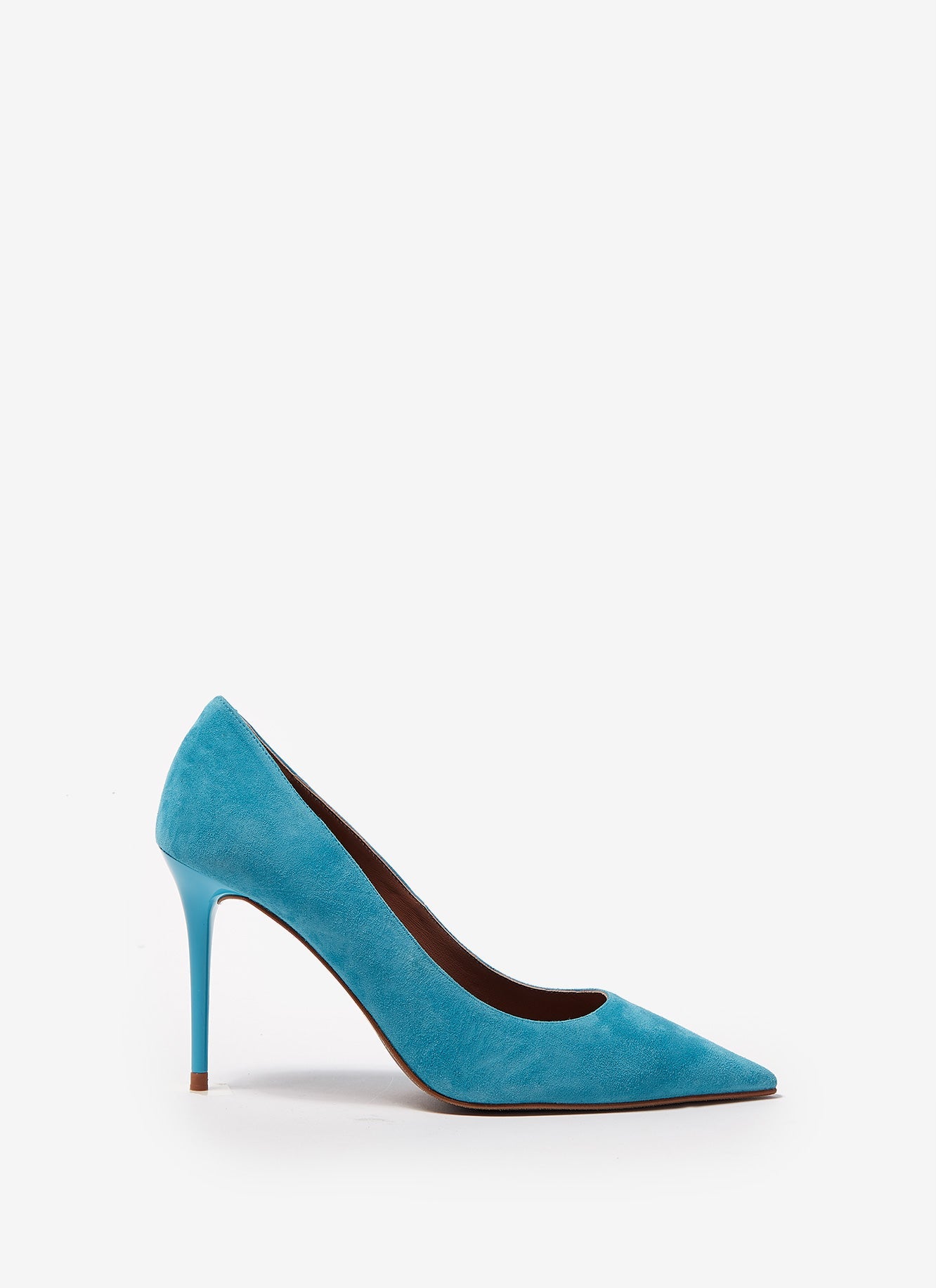 Turquoise Suede Stilettos