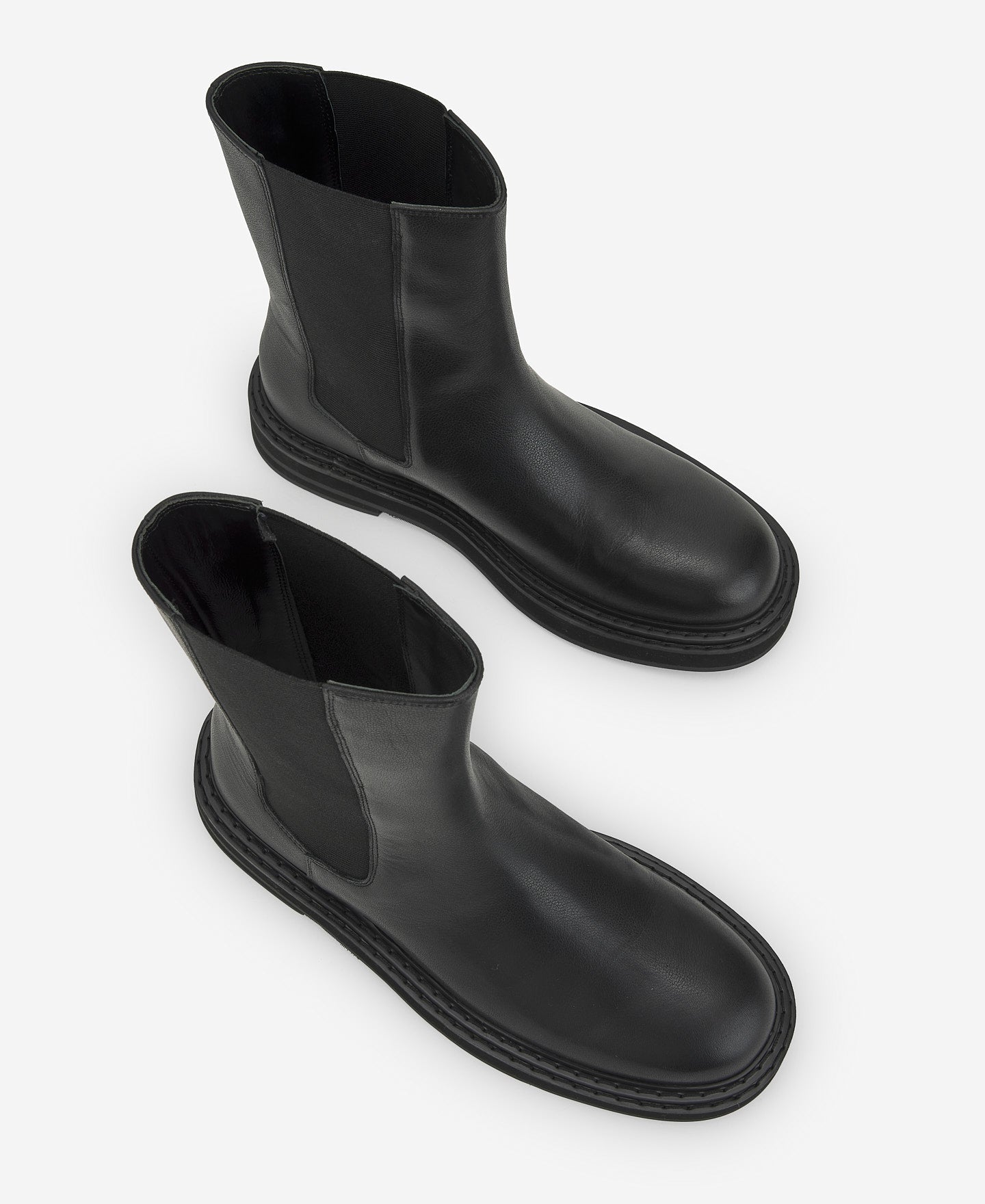 High-Top Chelsea Ankle Boots