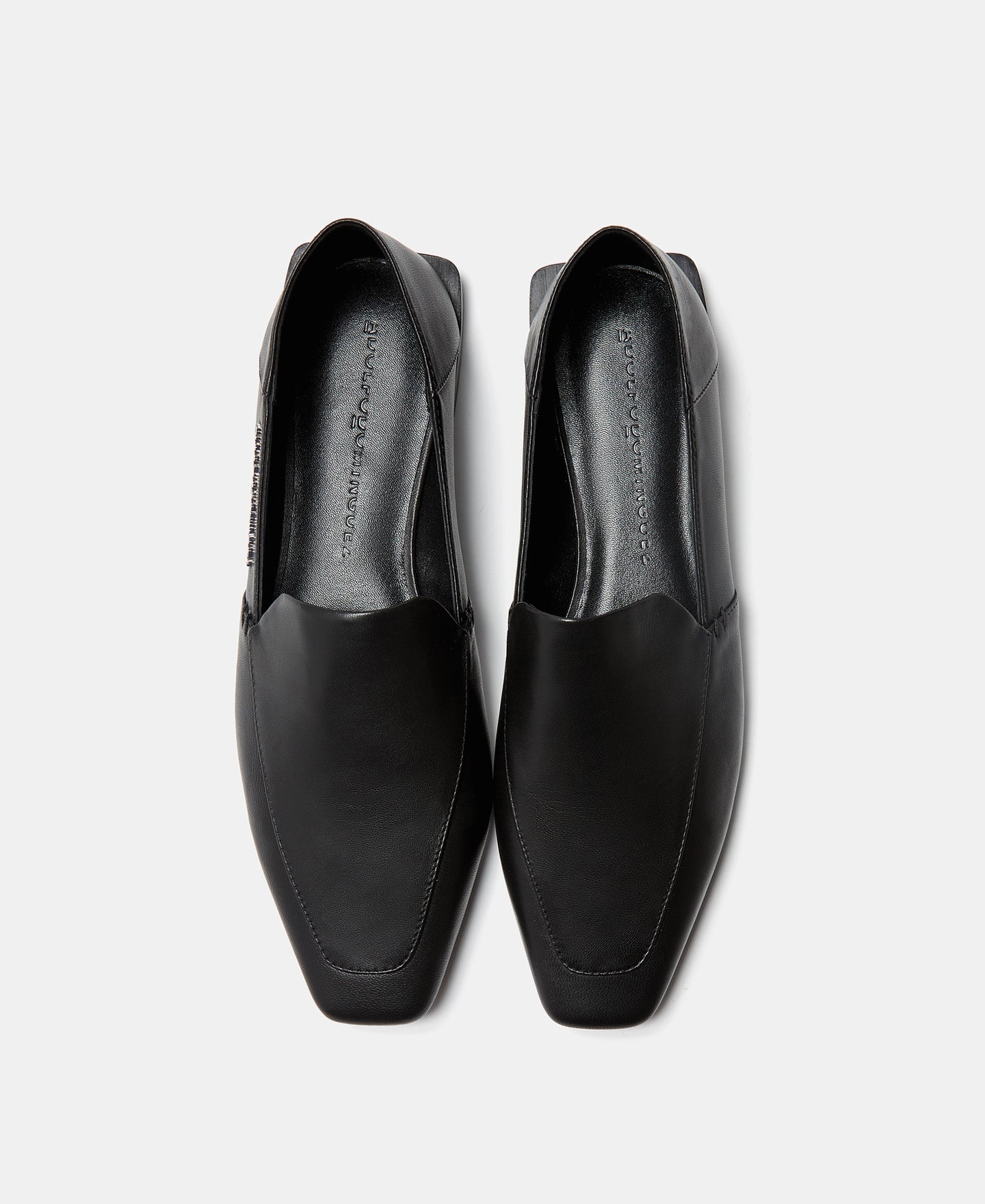 Black Folding Heel Moccasin