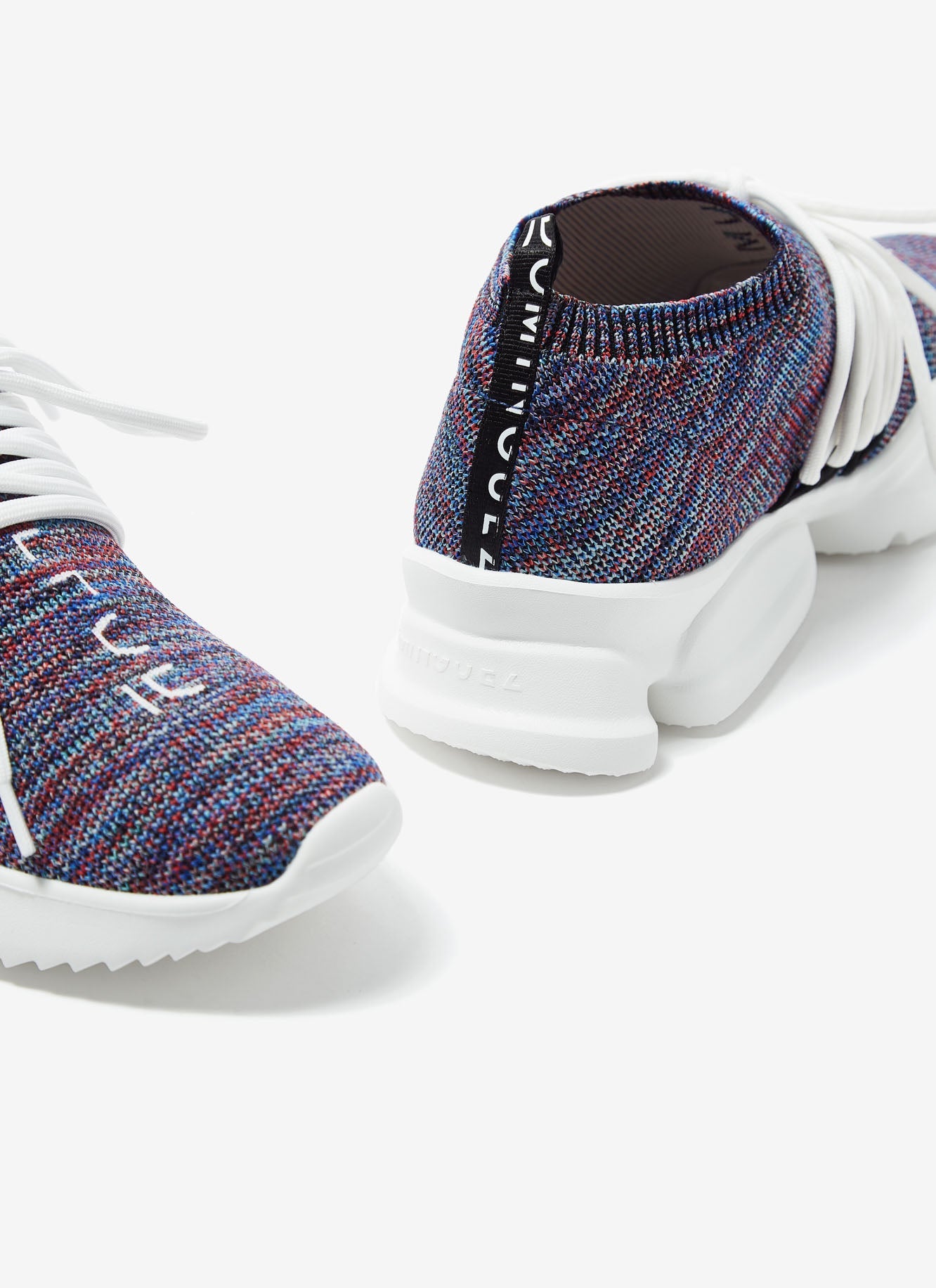 Multicolor Jacquard Ankle Sock Sneakers