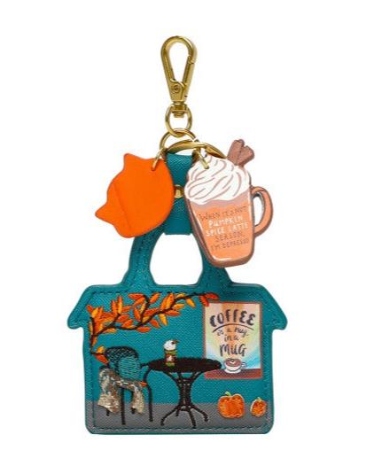 Sugar and Spice Coffee Shop Key Charm