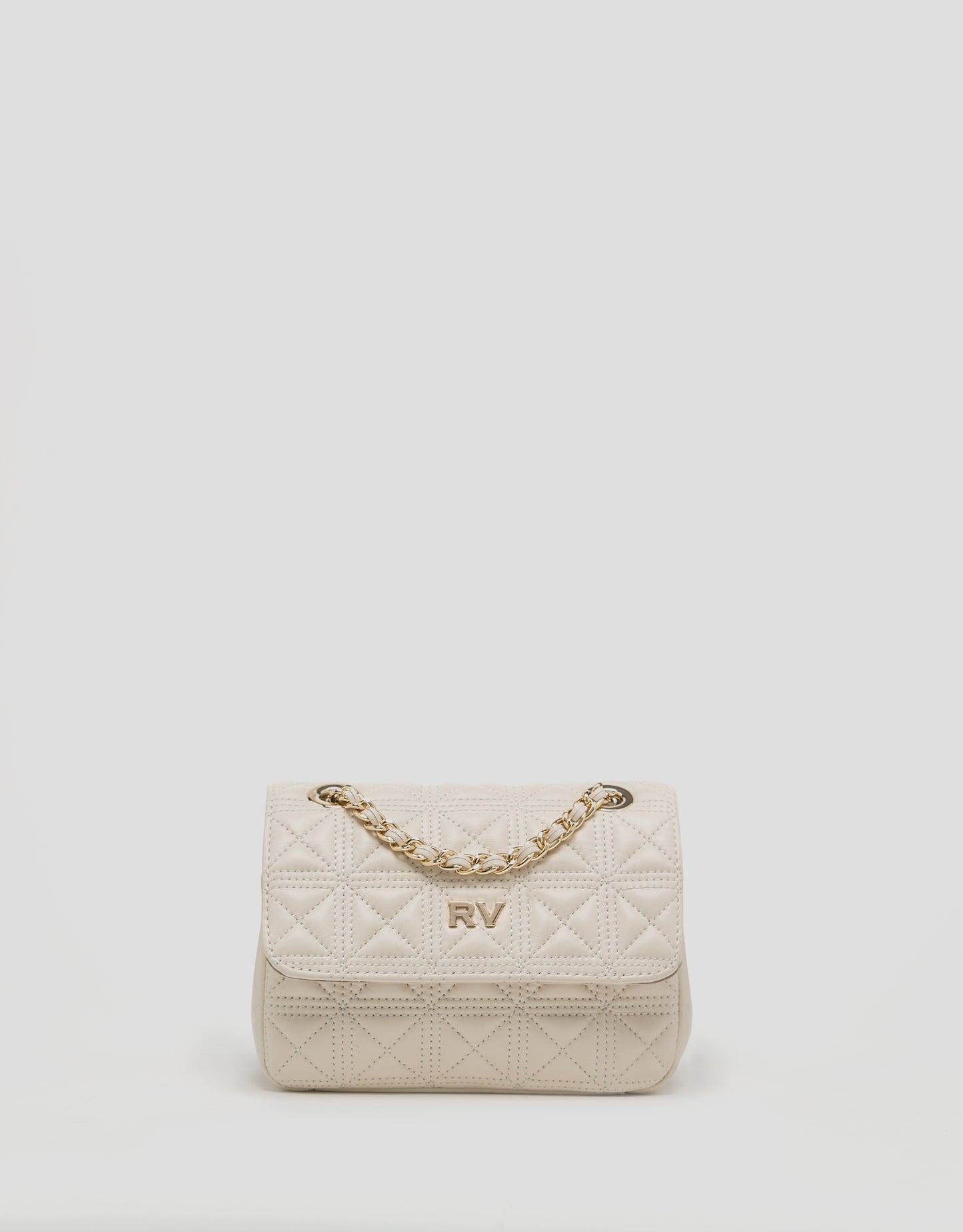 Linda Mini padded leather shoulder bag raw