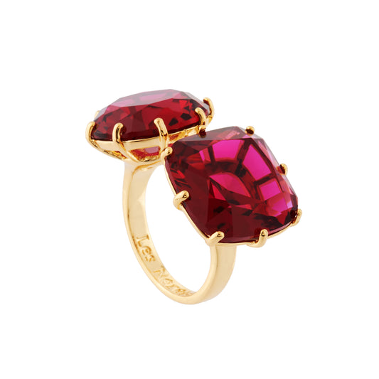 La Diamantine 2 Big Stones Grenadine Rings | AHLD611/21