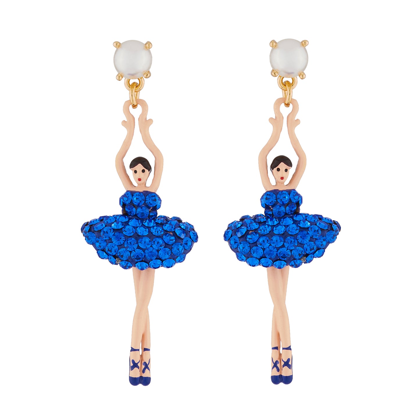 Pas de Deux Lux Sapphire Earrings | AJDDL115C/1