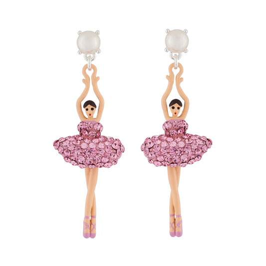 Pas de Deux Lux Light Rose Earrings | AJDDL1152