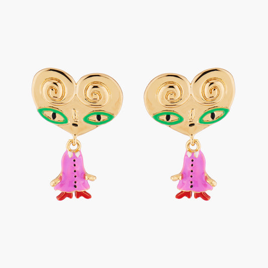 Aunty Palmier Earrings | AMFP103C/1