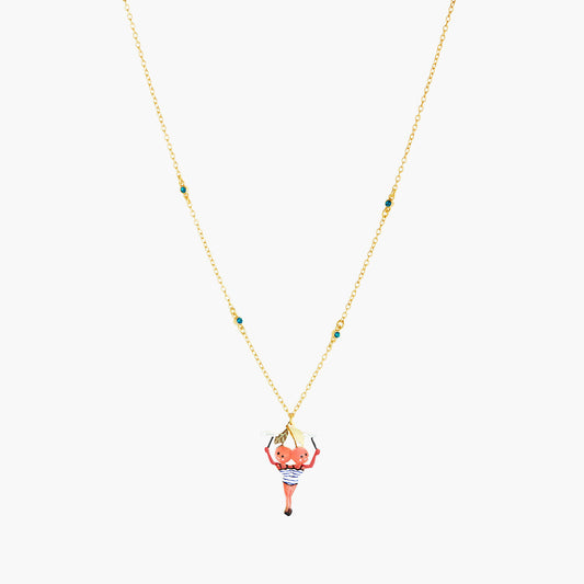 Fruit Circus Acrobatic Cherry Pendant Necklace | ANFC3071