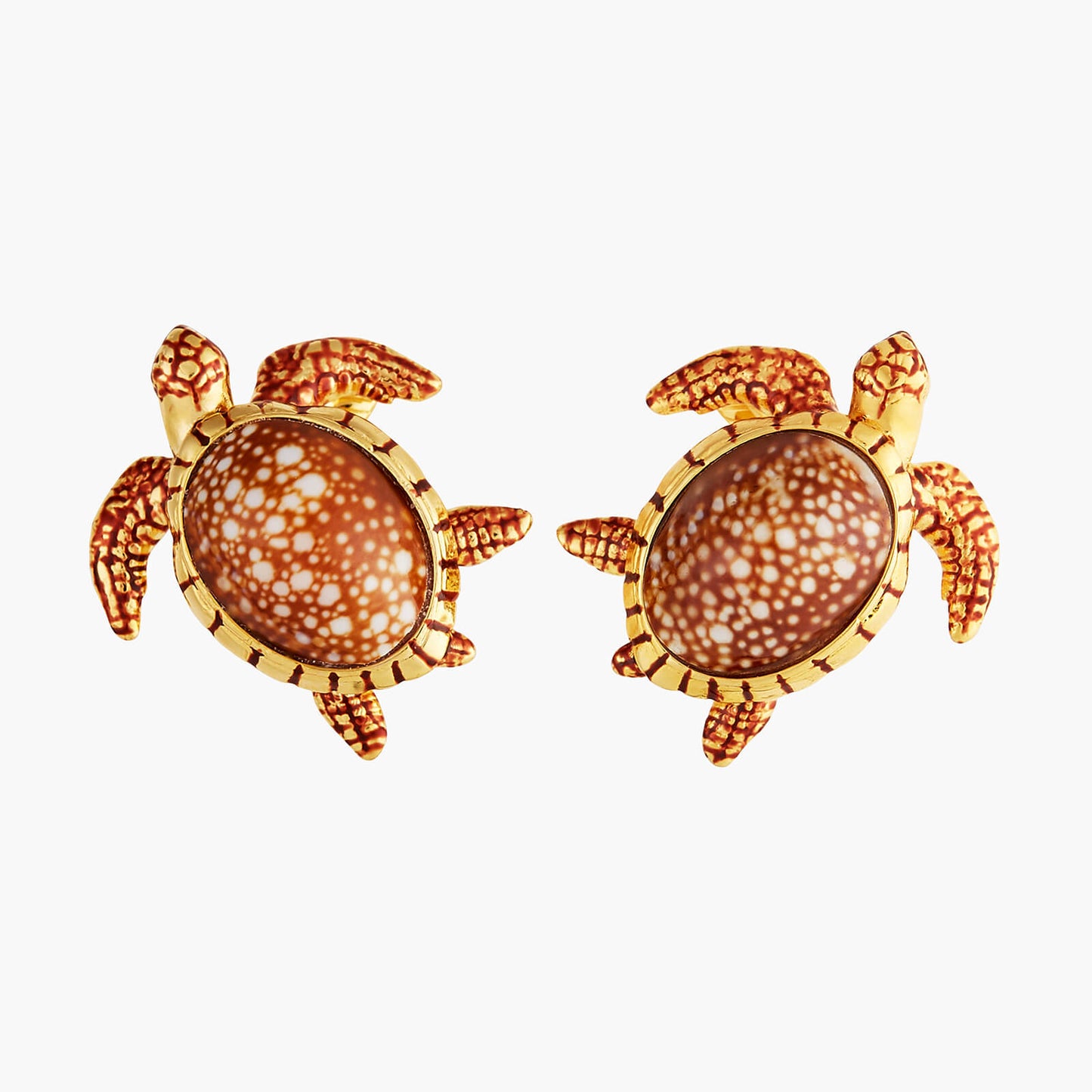 Turtles And Speckled Shells Earrings | AOGL1081