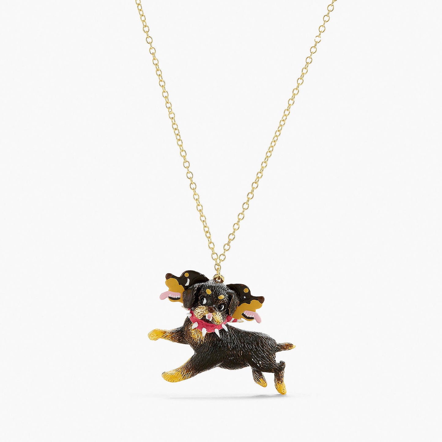 Greek Mythology Three-Headed Dog Long Necklace | APPD3081