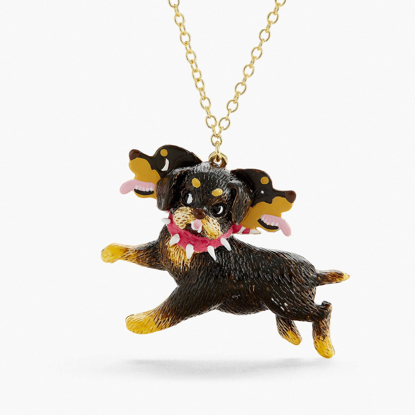 Greek Mythology Three-Headed Dog Long Necklace | APPD3081