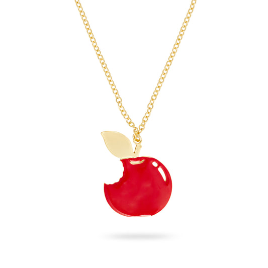 Poisoned apple pendant necklace | AQUI3021