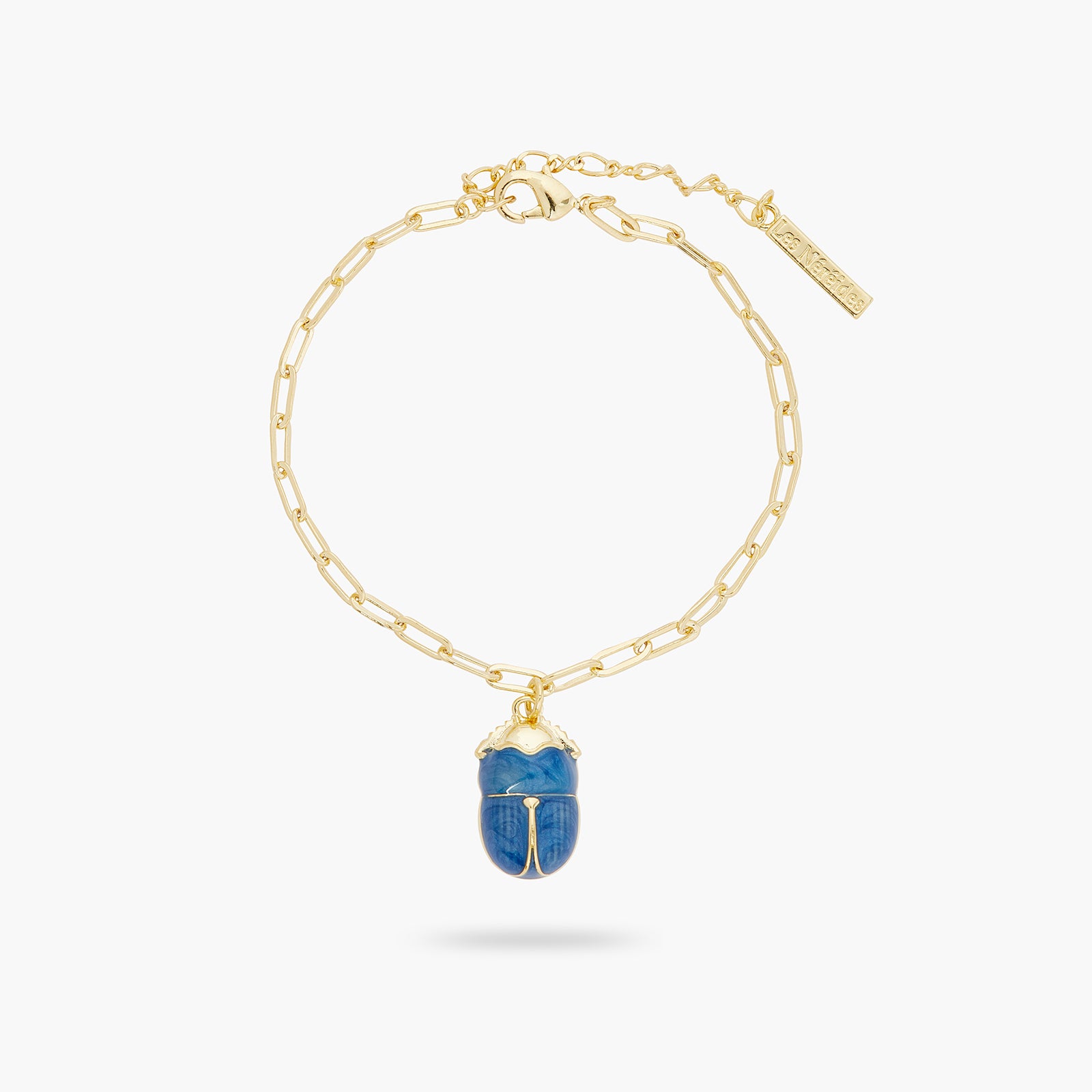 Blue scarab deals necklace