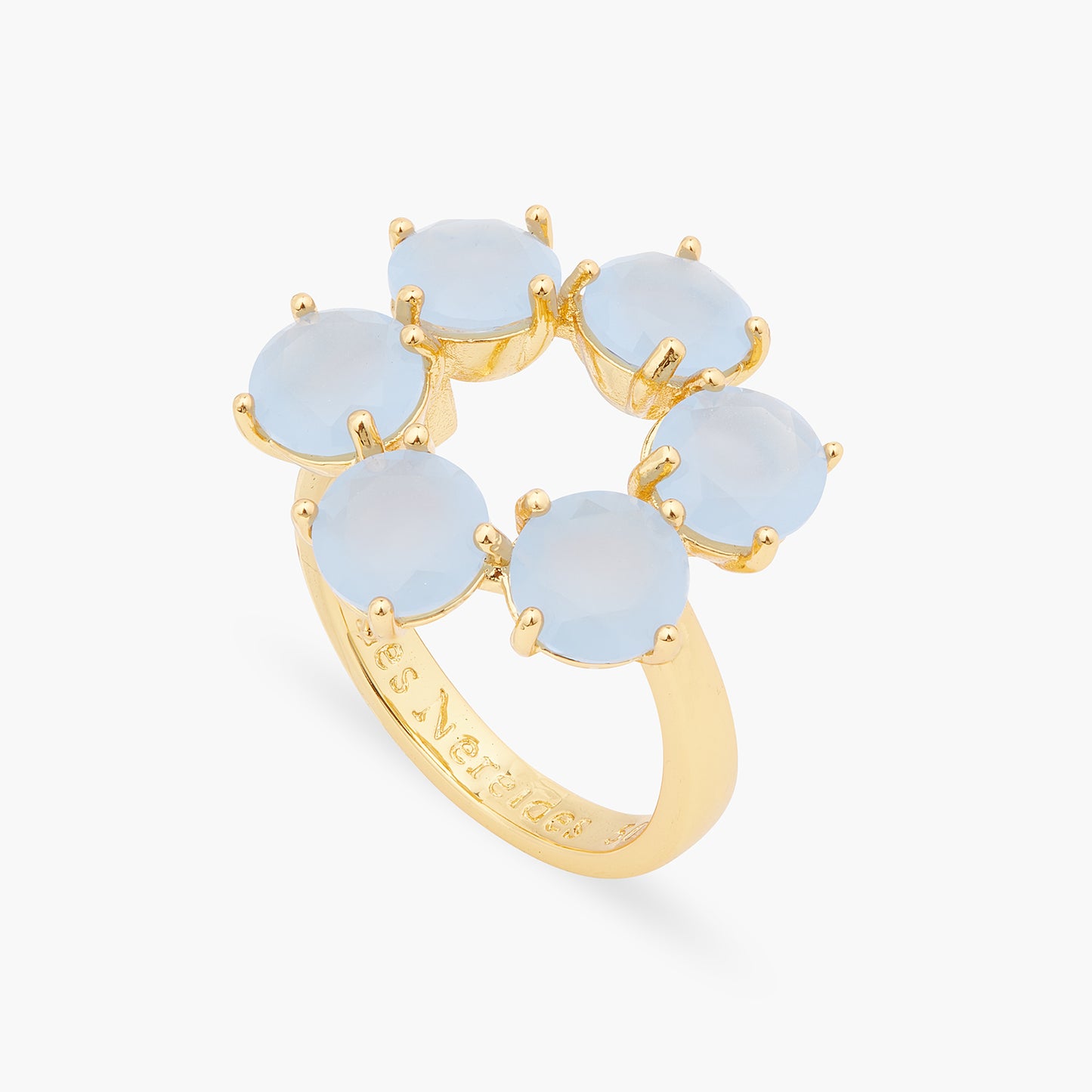 Sky Blue Diamantine 6 Stone Fine Ring | ARLD6191