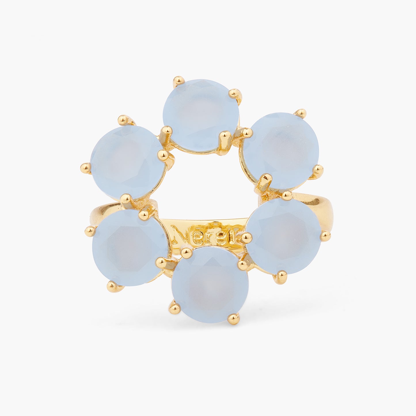 Sky Blue Diamantine 6 Stone Fine Ring | ARLD6191