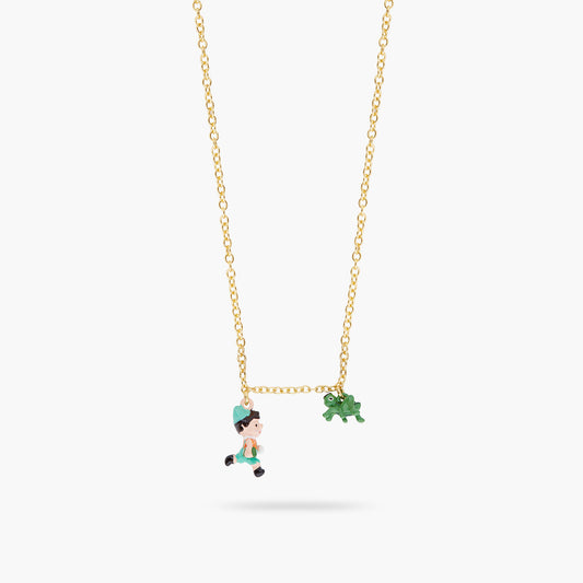 Pinocchio And Cricket Charm Necklace | ARPI3051