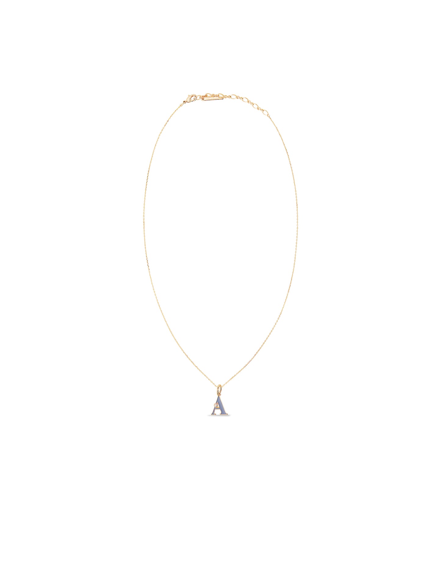 Letter A Pendant Necklace | AUAB3011