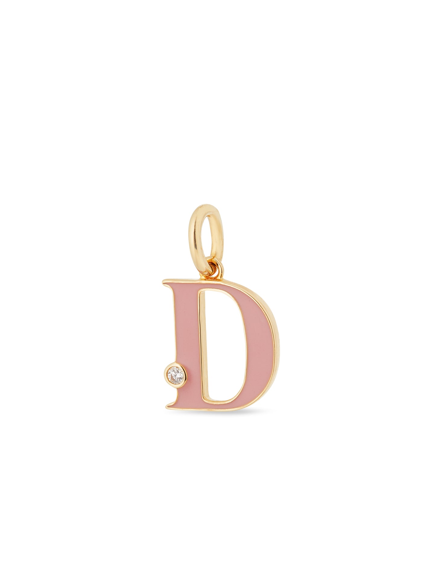 Letter D Pendant Necklace | AUAB3041