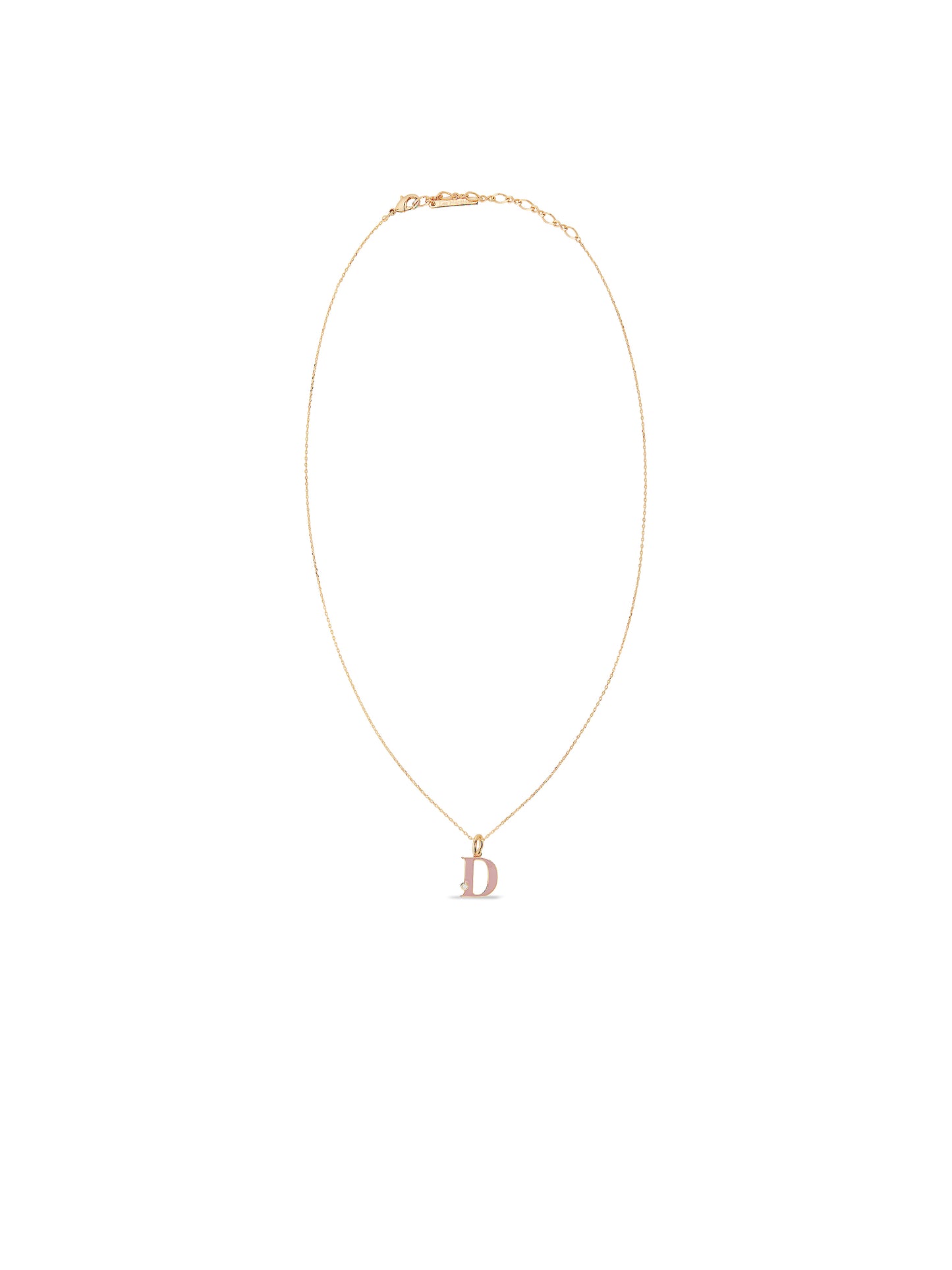 Letter D Pendant Necklace | AUAB3041