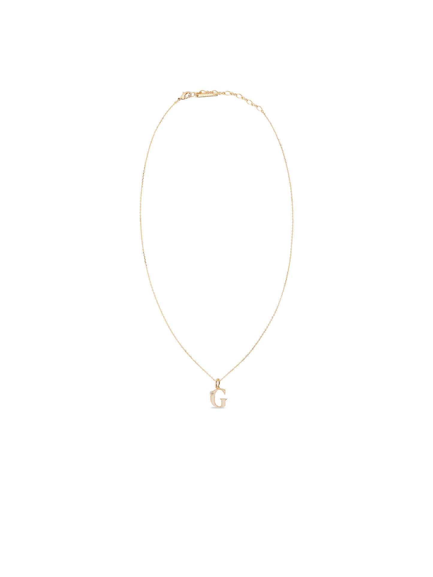 Letter G Pendant Necklace | AUAB3071