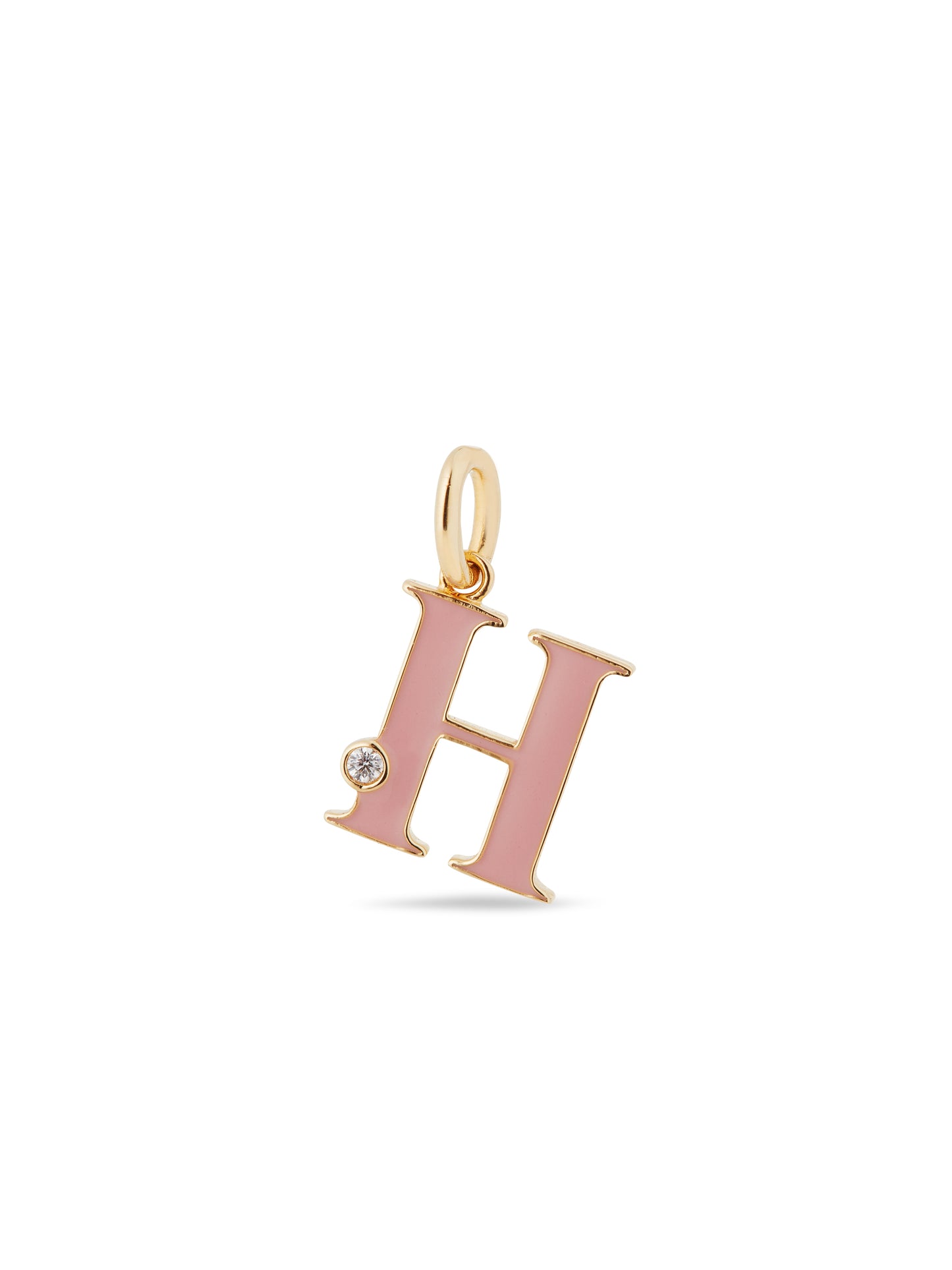 Letter H Pendant Necklace | AUAB3081