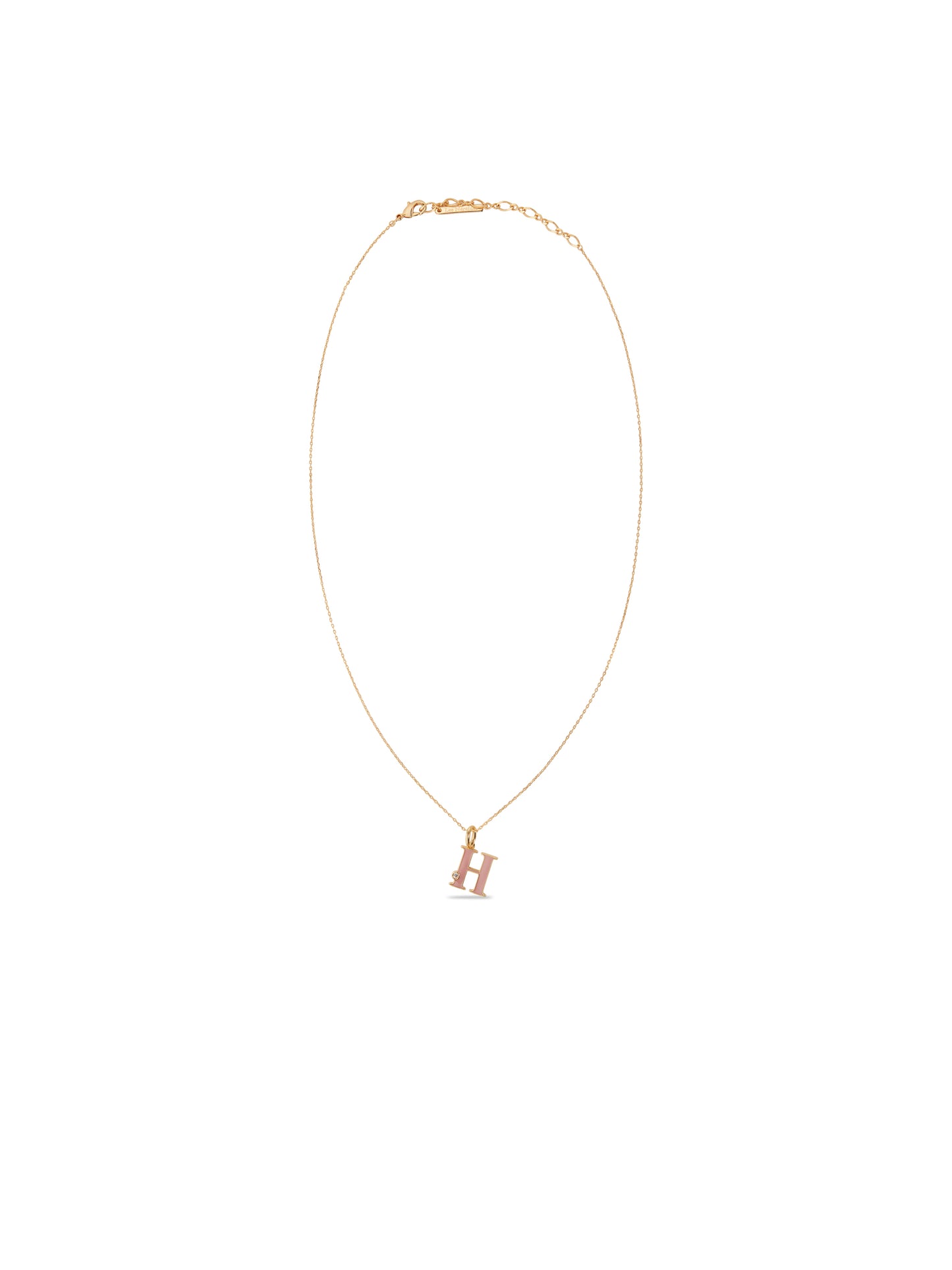 Letter H Pendant Necklace | AUAB3081