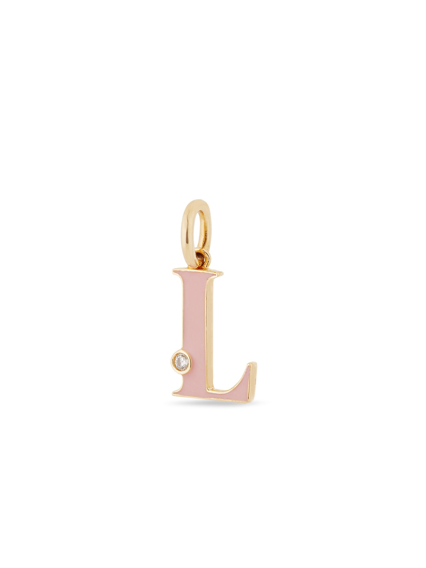 Letter L Pendant Necklace | AUAB3121