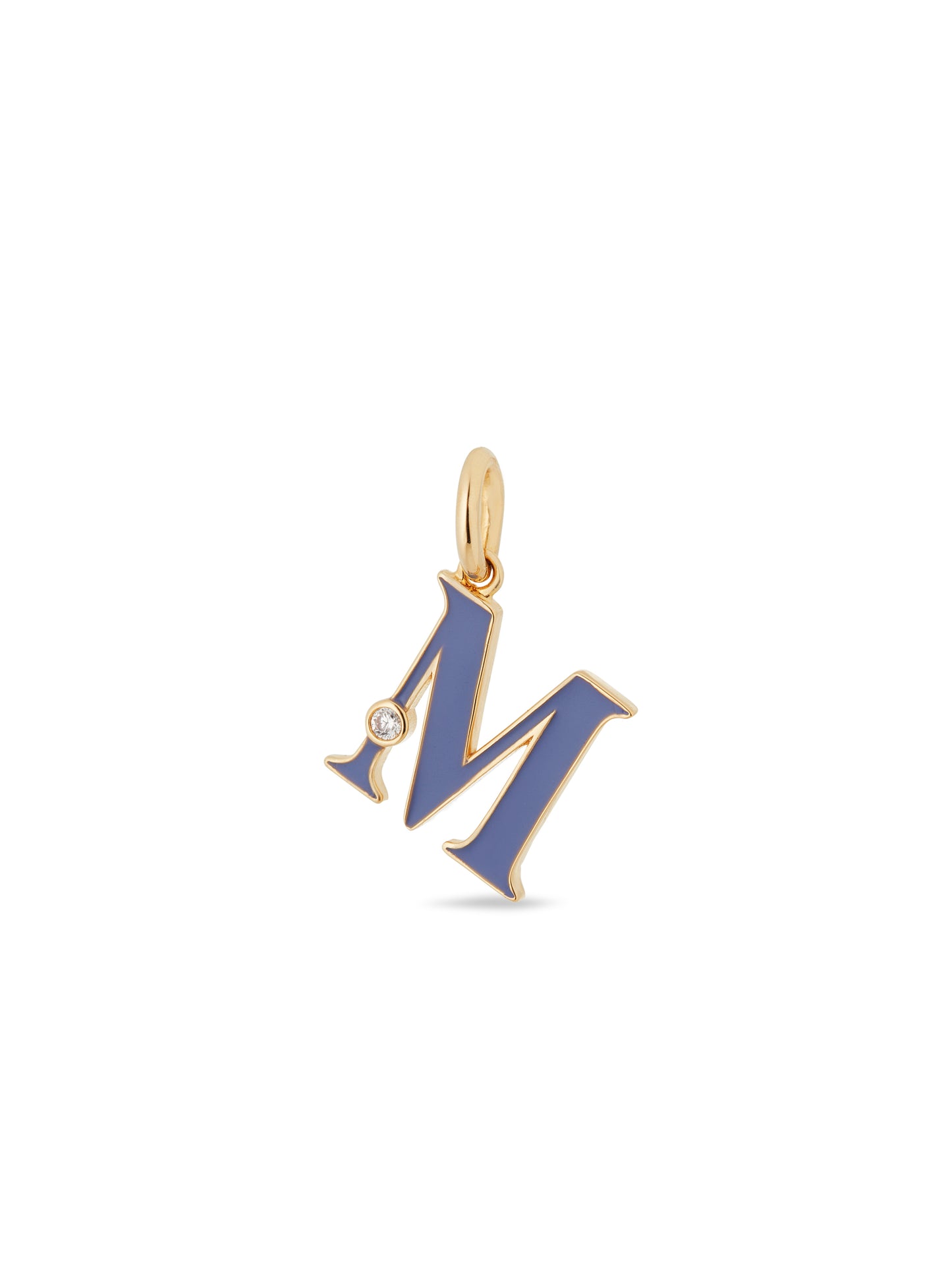 Letter M Pendant Necklace | AUAB3131