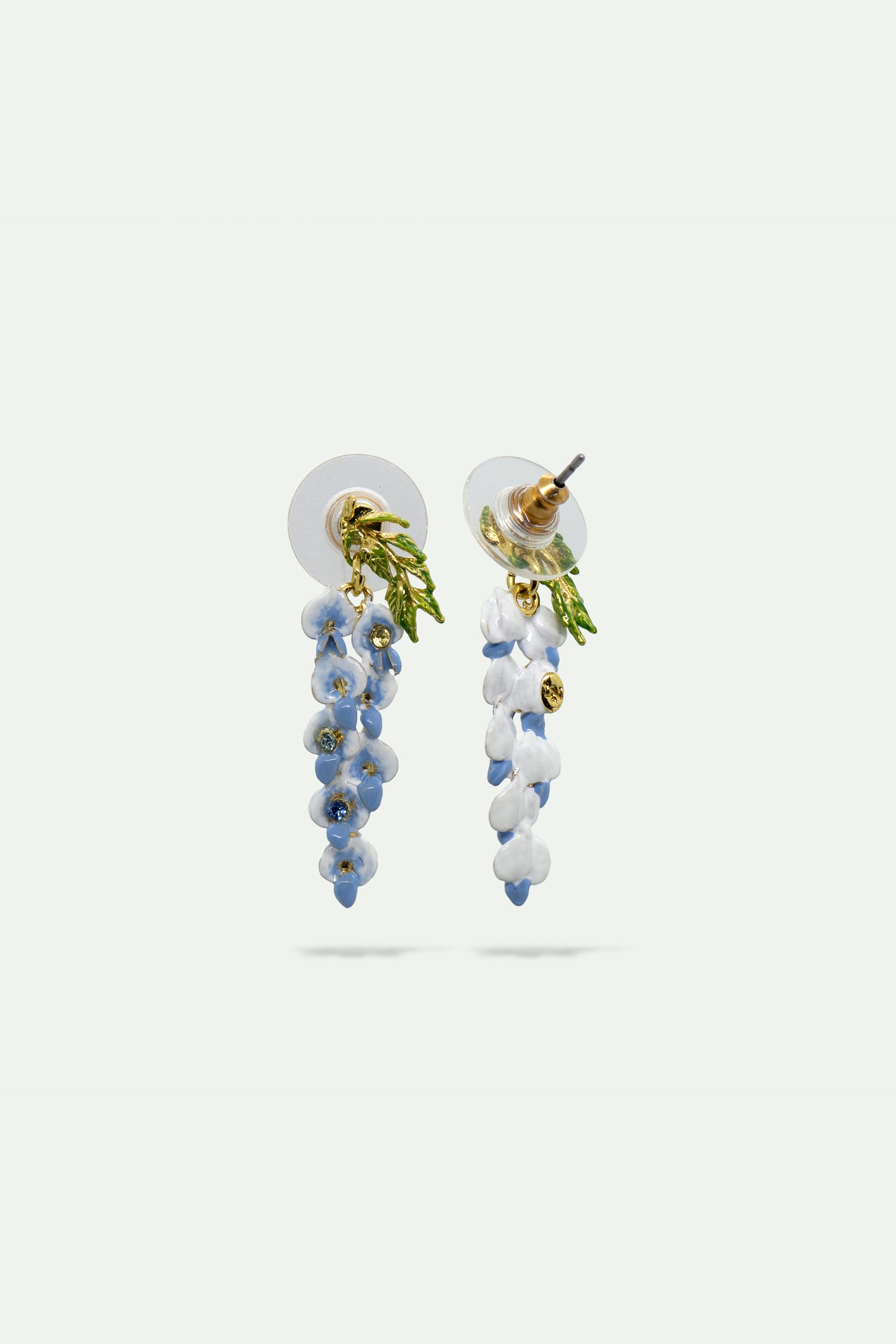 Wisteria And Crystal Earrings | AUOF1041