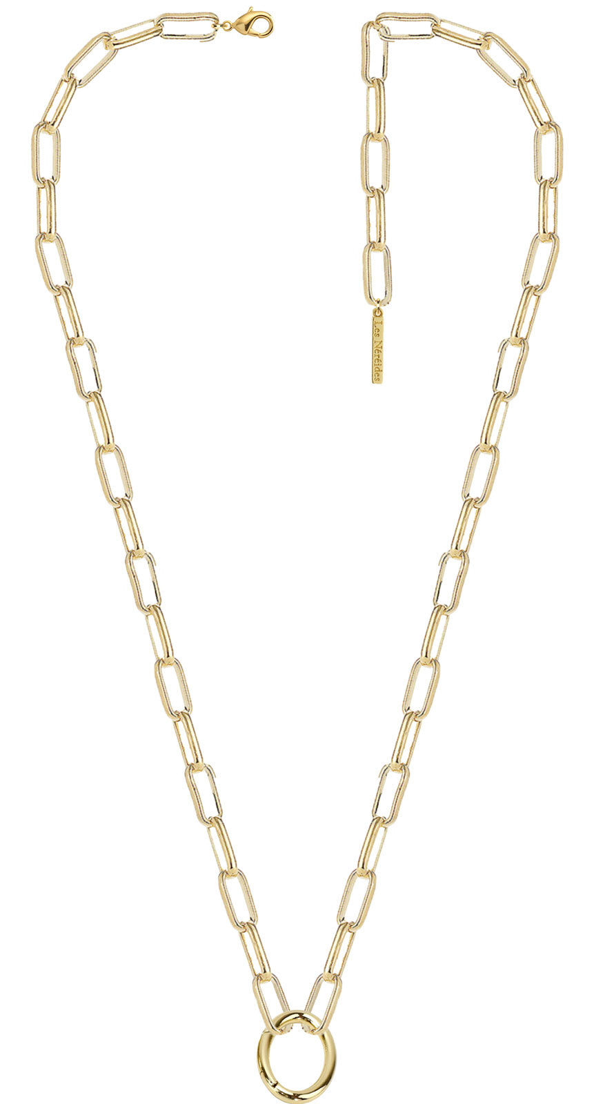 Rectangle Link Necklace Chain | AUPE3031