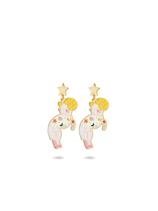 Aries Astrological Sign Earrings | AUSA1011