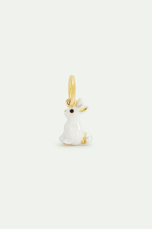 White Rabbit And Pearl Pendant, Clairvoyance And Comfort | AVPE4121