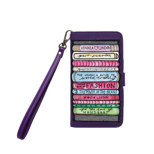 Vendula Travelling Library Universal Flip Phone Case