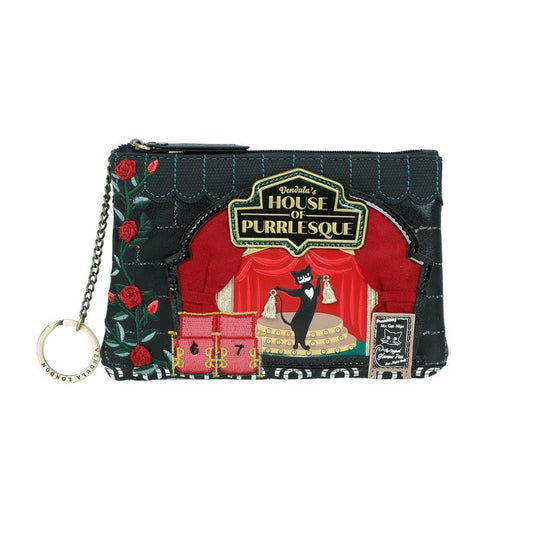 Vendula's Purrlesque Club Zipper Key Coin Purse