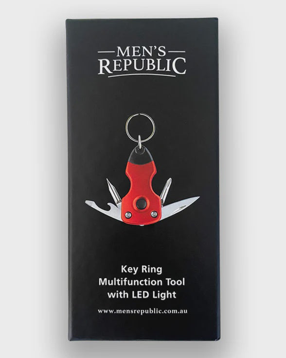 Men's Republic | Key Ring Multi Tool / Red