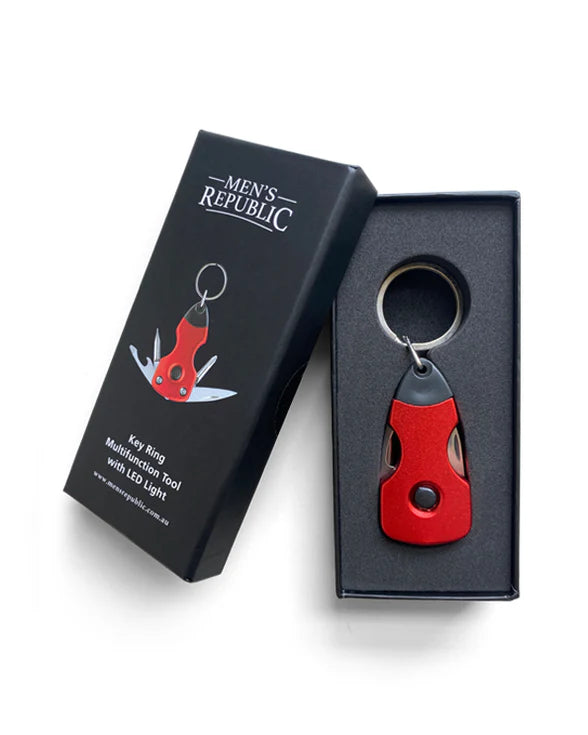 Men's Republic | Key Ring Multi Tool / Red