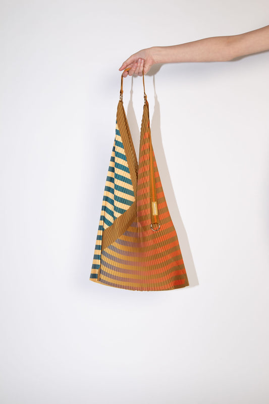 Claudia Ocher pleated Y bag