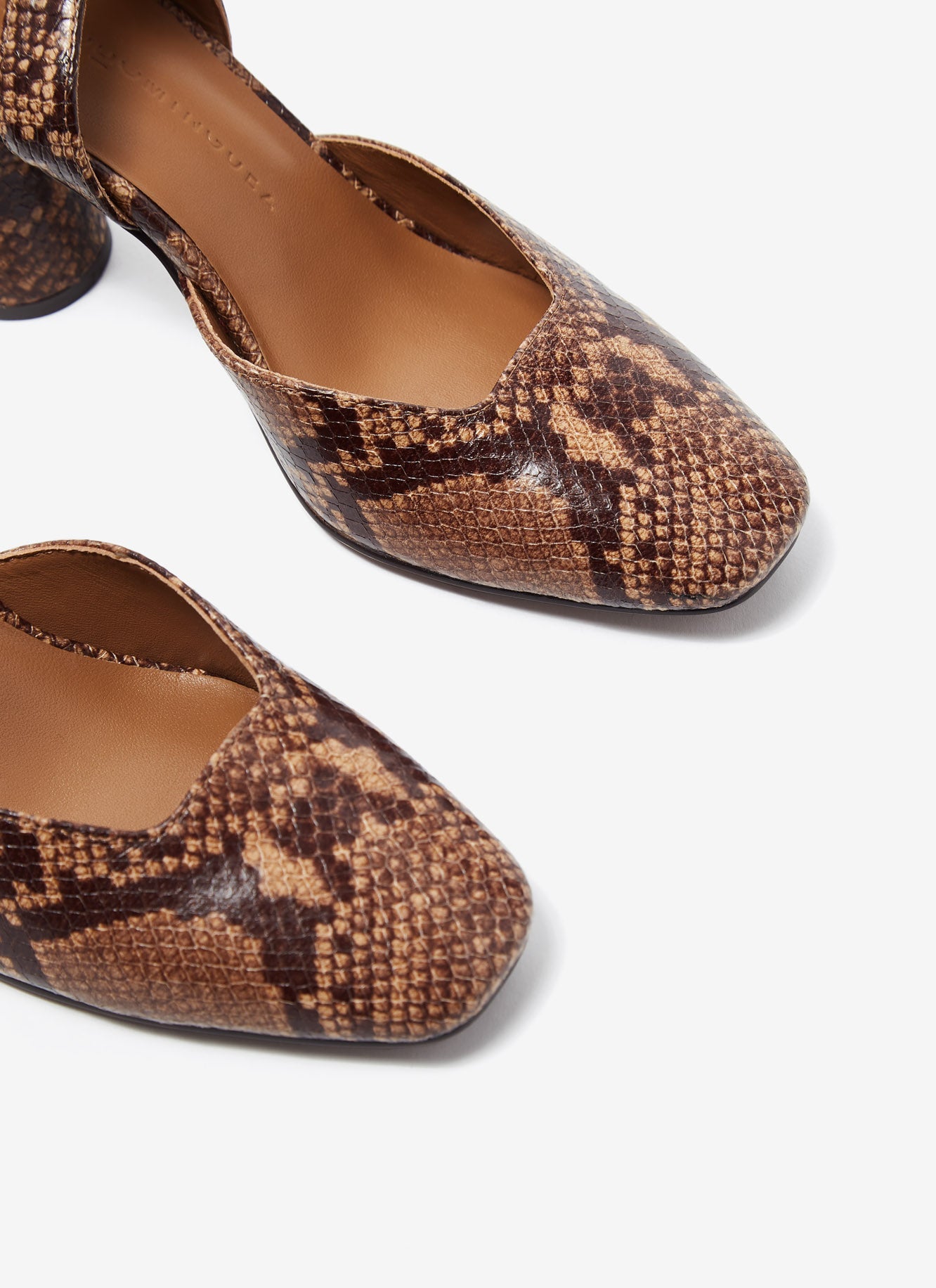 Women Shoes | Animal Print Leather Open Shoes With Animal Print by Spanish designer Adolfo Dominguez