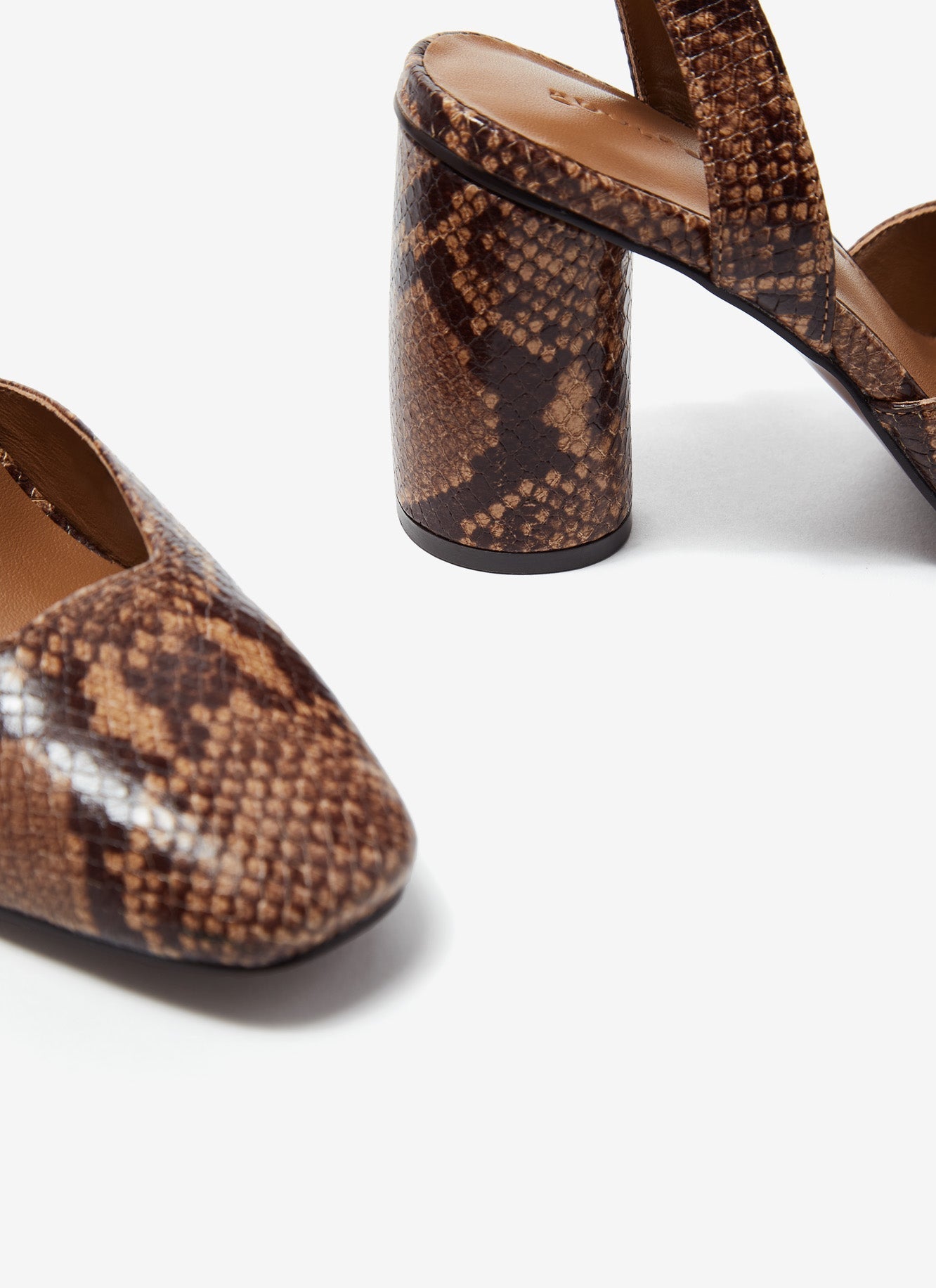 Women Shoes | Animal Print Leather Open Shoes With Animal Print by Spanish designer Adolfo Dominguez