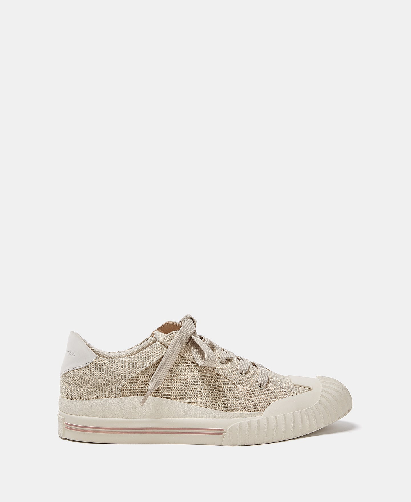 Women Shoes | Beige Linen Sneaker by Spanish designer Adolfo Dominguez