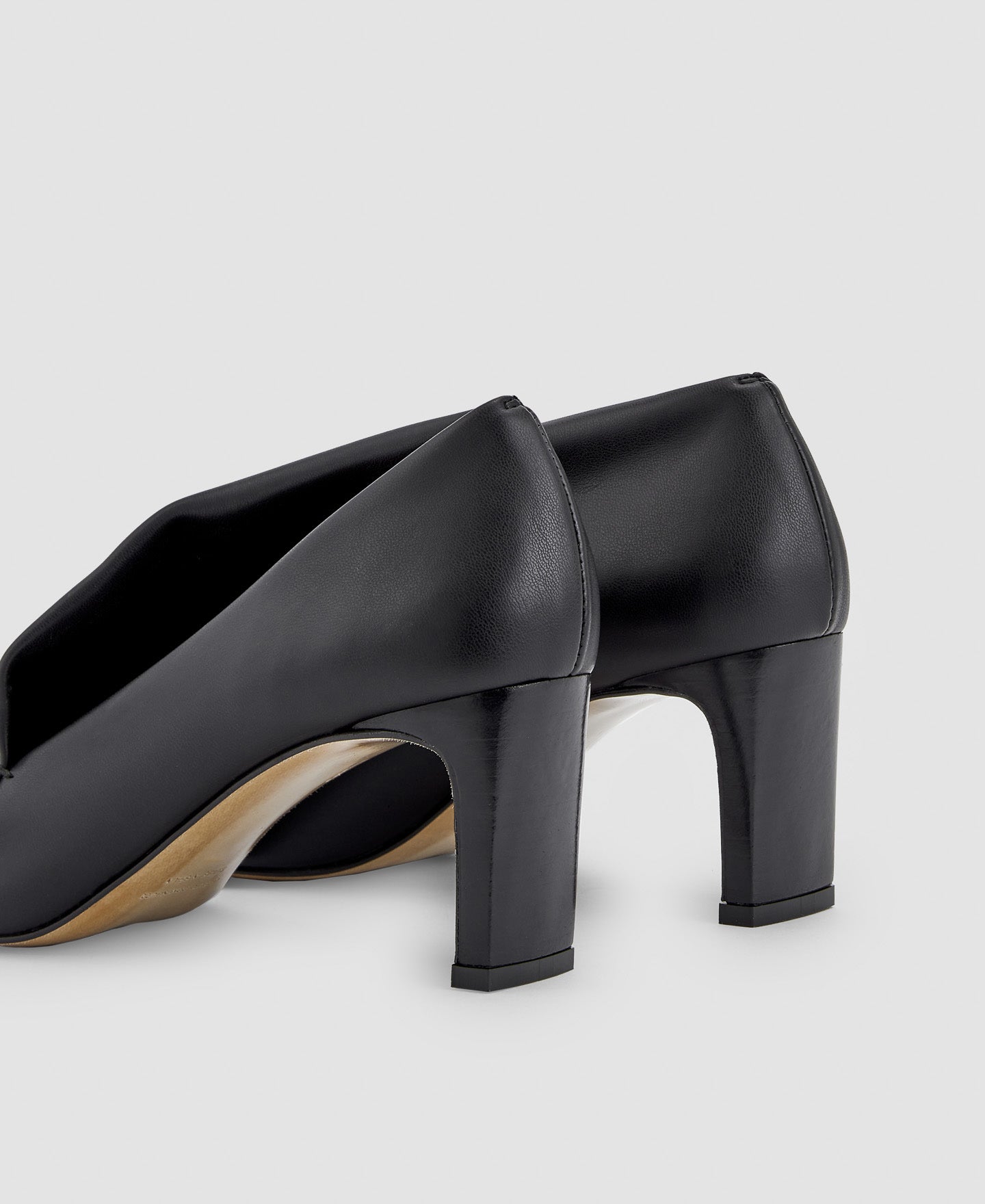 Women Shoes | Black Asymmetrical Pump by Spanish designer Adolfo Dominguez