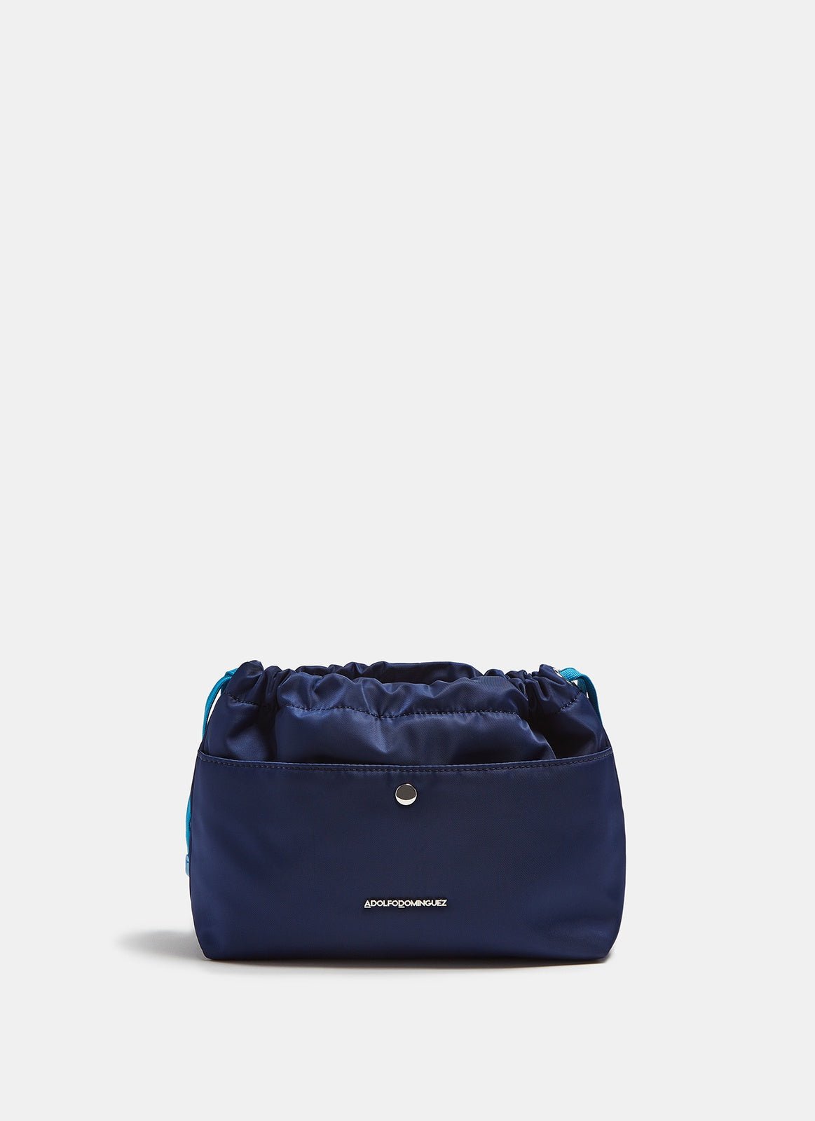 Women Wallet | Blue Technical Nylon Vanity Bag by Spanish designer Adolfo Dominguez