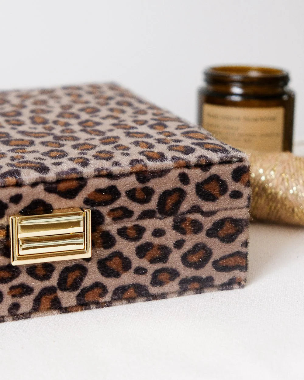 Anne Leopard Jewelry Box Leopard