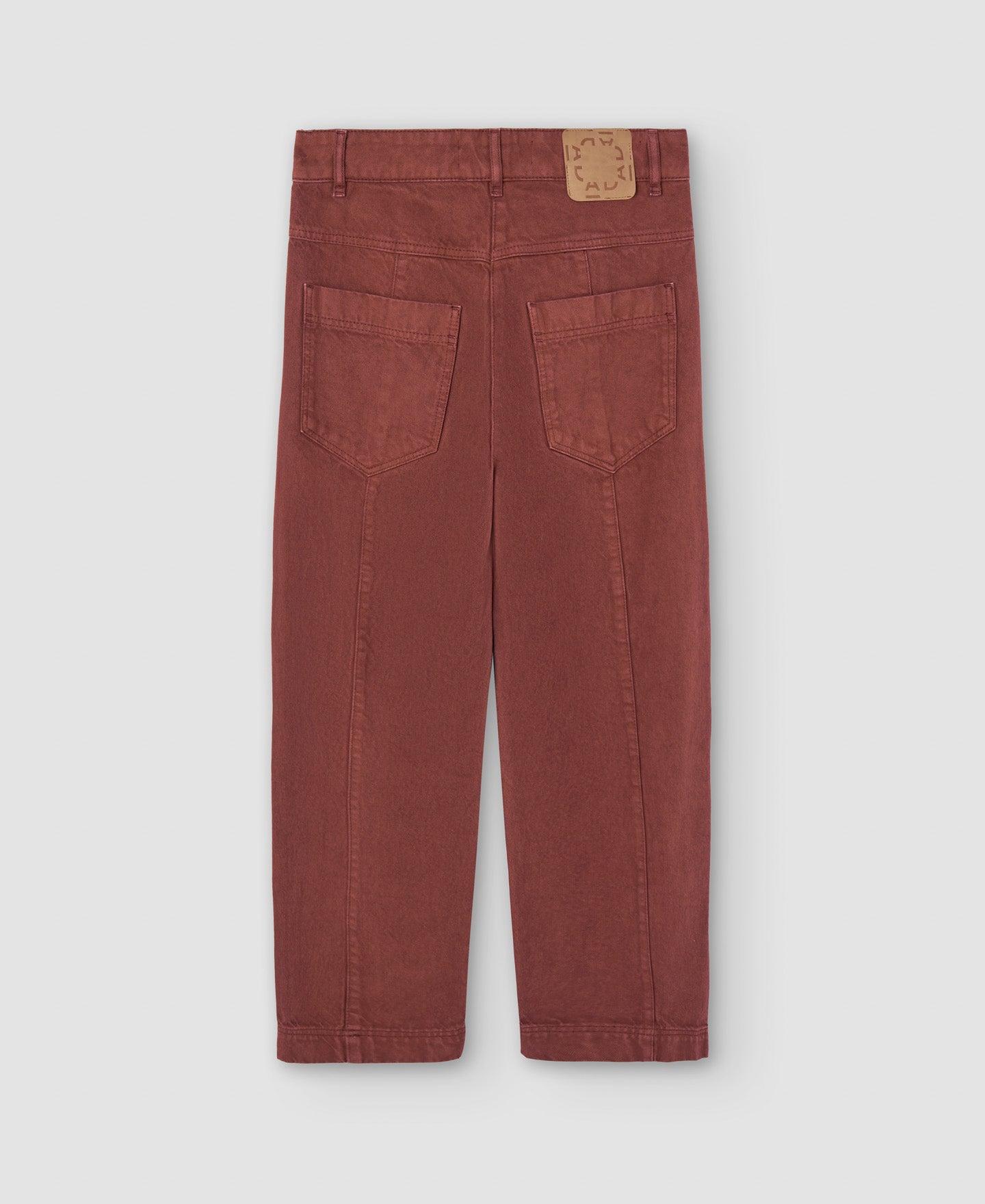 Women Jeans | Brown Organic Cotton Carrot Jeans by Spanish designer Adolfo Dominguez