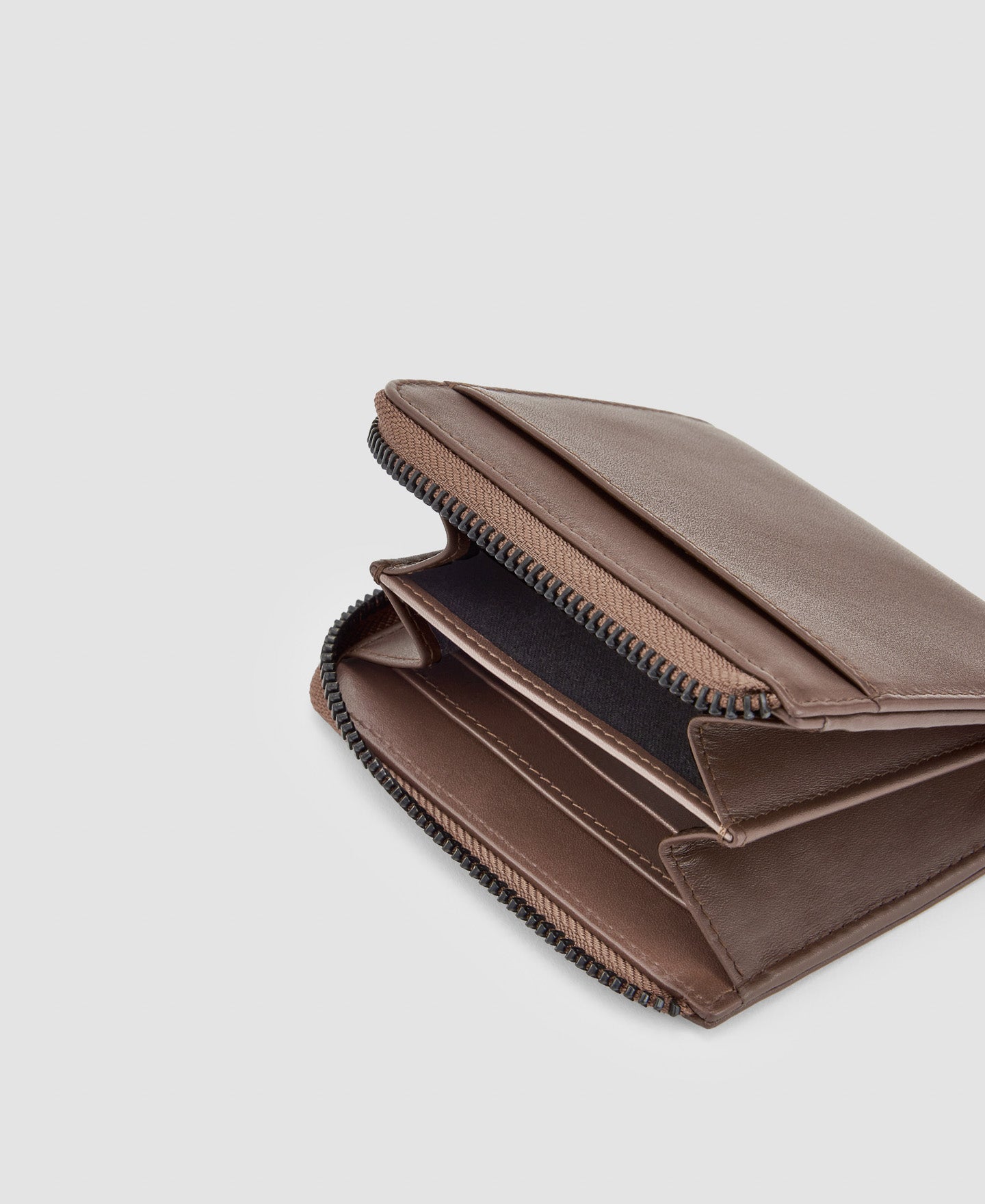 Men Wallet | Brown Responsible Leather Wallet by Spanish designer Adolfo Dominguez