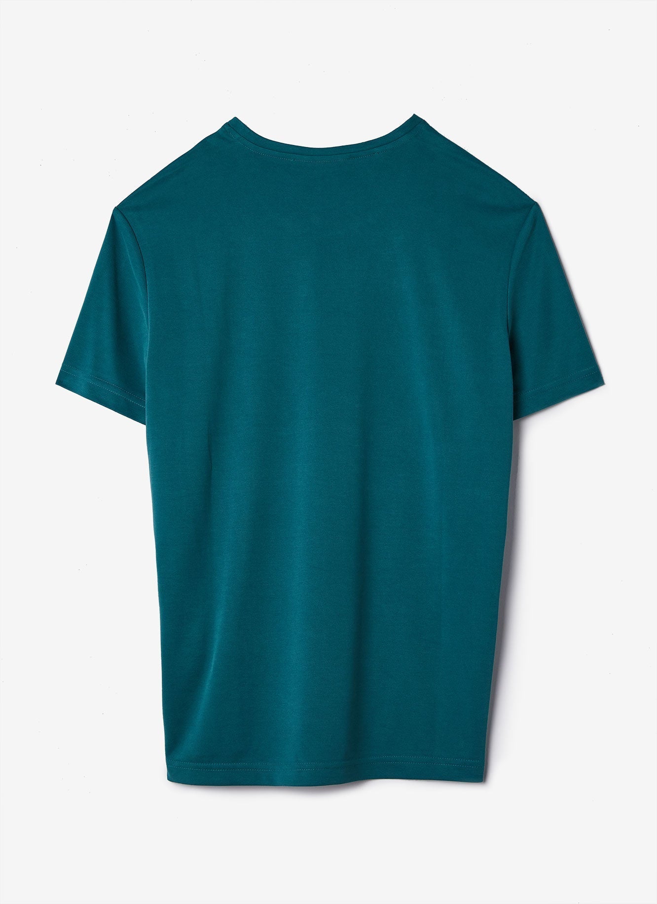 Men T-Shirt (Short Sleeve) | Emerald Green Modal T-Shirt by Spanish designer Adolfo Dominguez